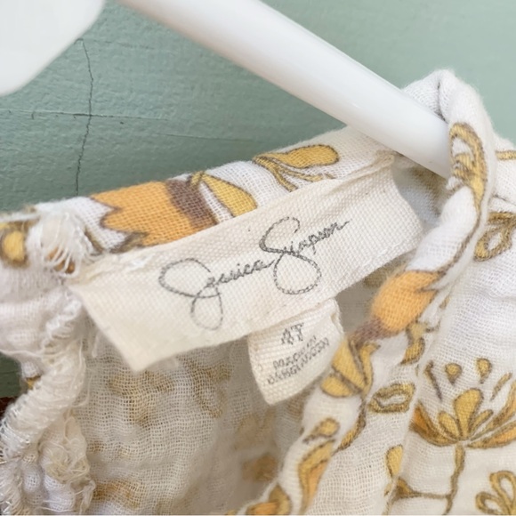 Jessica Simpson Floral Muslin Top • 4T - Picture 3 of 3